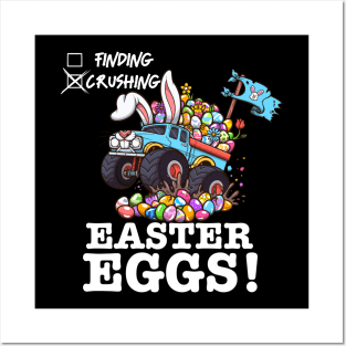 Crushing Easter Eggs Monster Truck Posters and Art